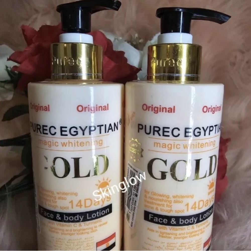 (2 Sets) Gold Whitening Face & Body Lotion